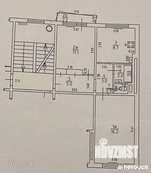 2-к квартира, вторичка, 47м2, 4/5 этаж