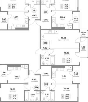 1-к квартира, вторичка, 33м2, 2/10 этаж