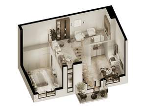 1-к квартира, вторичка, 68м2, 7/7 этаж