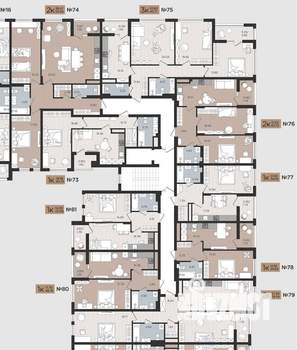 3-к квартира, вторичка, 91м2, 9/10 этаж