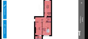 2-к квартира, вторичка, 56м2, 7/10 этаж