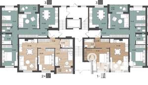 2-к квартира, вторичка, 60м2, 1/9 этаж