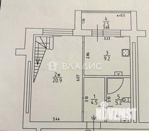 3-к квартира, вторичка, 84м2, 5/6 этаж