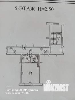 1-к квартира, вторичка, 18м2, 5/5 этаж