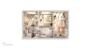 2-к квартира, вторичка, 69м2, 4/4 этаж