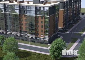 1-к квартира, строящийся дом, 41м2, 5/8 этаж