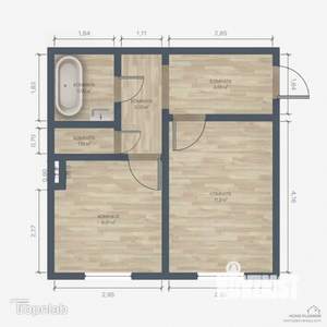 1-к квартира, вторичка, 31м2, 1/5 этаж