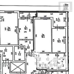 1-к квартира, вторичка, 42м2, 7/9 этаж