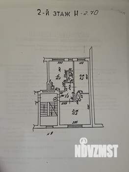 2-к квартира, вторичка, 36м2, 2/3 этаж