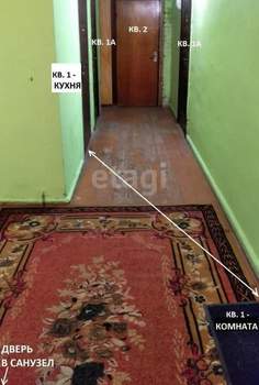 1-к квартира, вторичка, 28м2, 1/2 этаж