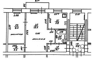 2-к квартира, вторичка, 45м2, 2/5 этаж
