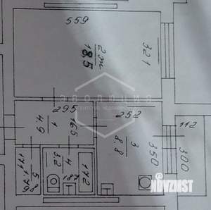 1-к квартира, вторичка, 40м2, 2/5 этаж