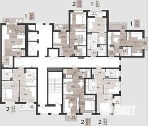2-к квартира, вторичка, 41м2, 10/14 этаж