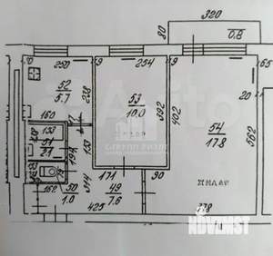 2-к квартира, вторичка, 44м2, 3/9 этаж