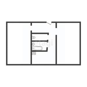 2-к квартира, вторичка, 45м2, 1/5 этаж