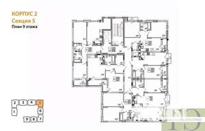 2-к квартира, вторичка, 56м2, 9/9 этаж