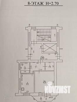 1-к квартира, вторичка, 37м2, 8/9 этаж