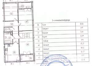 3-к квартира, вторичка, 80м2, 2/10 этаж