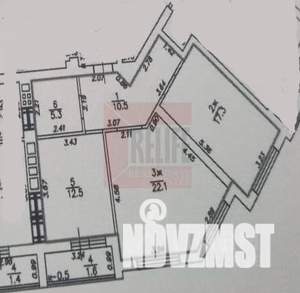 2-к квартира, вторичка, 68м2, 5/9 этаж