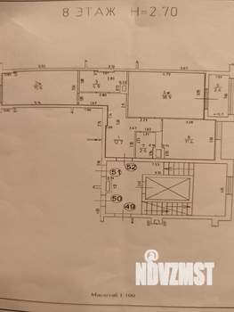 2-к квартира, вторичка, 67м2, 8/9 этаж