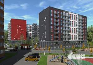 2-к квартира, строящийся дом, 67м2, 1/9 этаж