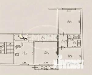 3-к квартира, вторичка, 75м2, 6/10 этаж