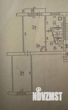 2-к квартира, вторичка, 48м2, 4/5 этаж