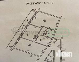3-к квартира, вторичка, 86м2, 10/10 этаж