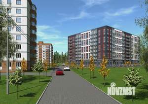 2-к квартира, строящийся дом, 70м2, 8/9 этаж