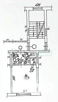 1-к квартира, вторичка, 19м2, 3/5 этаж