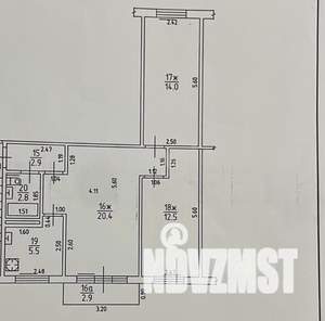 3-к квартира, вторичка, 58м2, 5/5 этаж