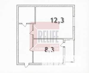 1-к квартира, вторичка, 32м2, 6/10 этаж