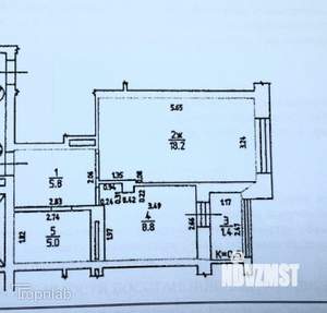 1-к квартира, вторичка, 39м2, 9/16 этаж
