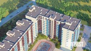 2-к квартира, строящийся дом, 59м2, 1/9 этаж