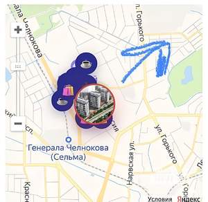 1-к квартира, вторичка, 48м2, 10/15 этаж