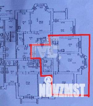 2-к квартира, вторичка, 71м2, 1/4 этаж