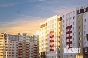 1-к квартира, строящийся дом, 44м2, 2/10 этаж