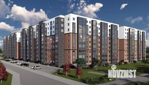 2-к квартира, строящийся дом, 69м2, 6/9 этаж
