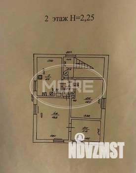 3-к квартира, вторичка, 55м2, 2/2 этаж