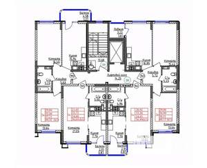 2-к квартира, строящийся дом, 59м2, 2/9 этаж