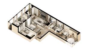 4-к квартира, вторичка, 167м2, 2/7 этаж