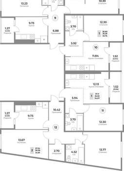 1-к квартира, вторичка, 35м2, 3/10 этаж