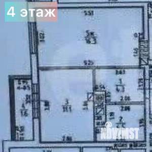 1-к квартира, вторичка, 39м2, 4/9 этаж