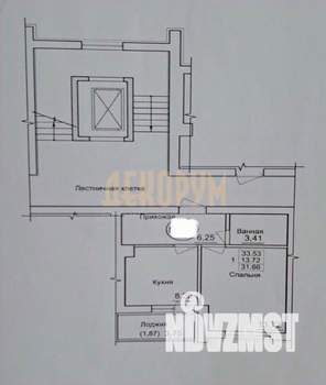 1-к квартира, вторичка, 32м2, 7/9 этаж