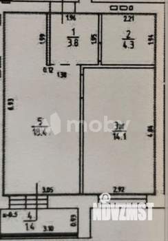 1-к квартира, вторичка, 41м2, 4/10 этаж