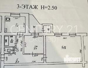 2-к квартира, вторичка, 50м2, 3/3 этаж