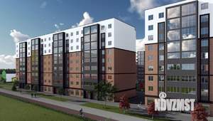 2-к квартира, строящийся дом, 69м2, 4/9 этаж