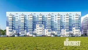 1-к квартира, строящийся дом, 43м2, 5/9 этаж