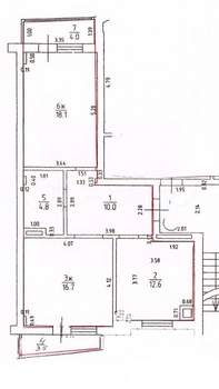 2-к квартира, вторичка, 63м2, 8/9 этаж