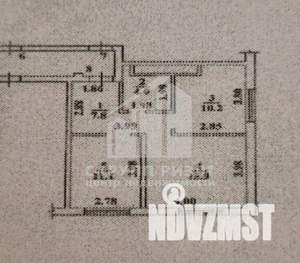 2-к квартира, вторичка, 50м2, 1/10 этаж
